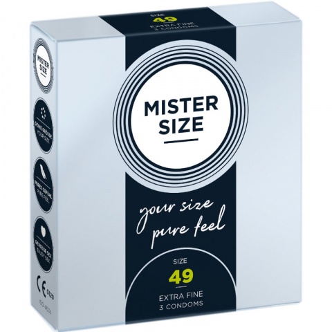 Prezervative - Prezervative MISTER SIZE - CONDOM SIZE S 49 MM 3 buc