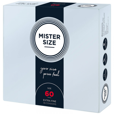 Prezervative MISTER SIZE - CONDOM SIZE XL 60 MM 36 buc [1]
