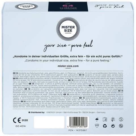 Prezervative Mister Size XXL 64 mm 36 buc [2]