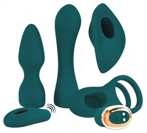 Set Vibrator RC Mini Vibrator with 4 Attachments [1]