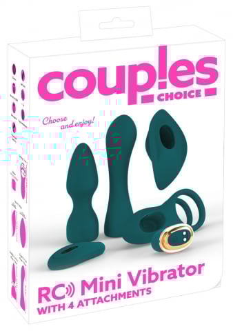 Set Vibrator RC Mini Vibrator with 4 Attachments [15]