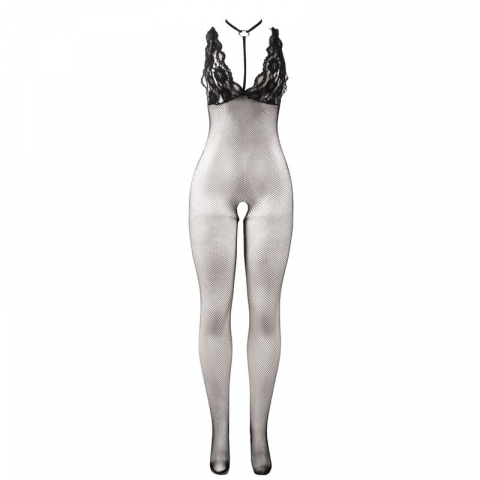Rochie Plasa Transparenta Femei Subblime Black transparent fishnet crotchless bodystocking [5]