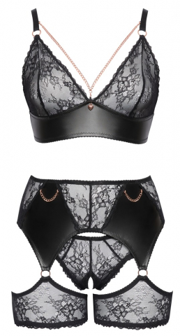 Set Dantela Negru Femei Cottelli ACCESSOIRES Set [8]