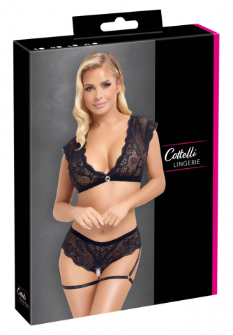 Set Dantela Negru Femei Cottelli ACCESSOIRES Set [5]