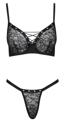Set Dantela Negru Femei Cottelli ACCESSOIRES Set [3]