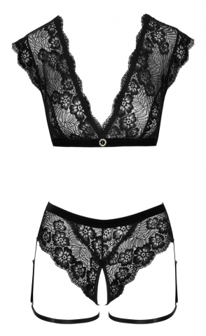 Set Dantela Negru Femei Cottelli ACCESSOIRES Set [1]
