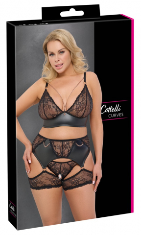 Set Dantela Negru Femei Cottelli ACCESSOIRES Set [3]