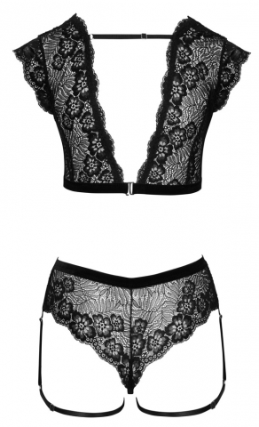 Set Dantela Negru Femei Cottelli ACCESSOIRES Set [2]