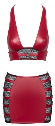 Set Lucios Rosu Femei Cottelli ACCESSOIRES Set [2]