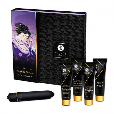 Ulei Masaj Erotic - Set Masaj Erotic Shunga Geisha Kit Naughty