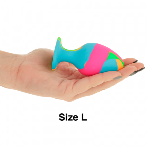 Set Plug Anal Intense Multicolor silicone plug set [3]