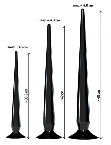 Set Plug Anal YOU2TOYS Super Long Flexible Butt Plug Set [13]
