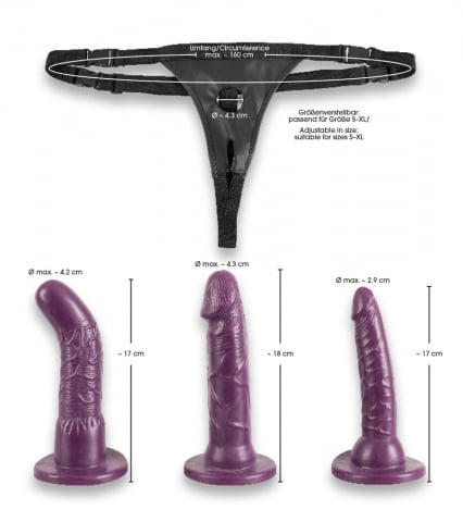 Jucarii Sexuale - Set Strap-on Bad Kitty Strap-on Set