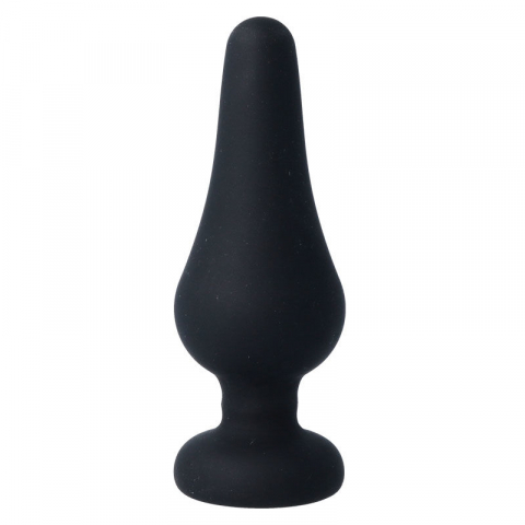 Jucarii Sexuale - Stimulator Anal Intense Anal plug pipo l black silicone 13 cm