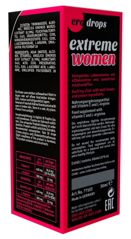 Supliment Afrodiziac Femei L-arginina Angelica Sinensis HOT Spanish Fly Extreme Women 30 ml [3]