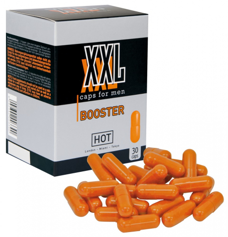 Stimulente Afrodiziace - Supliment Potenta Barbati L-arginina Seleniu Taurina HOT XXL Caps Booster For Men 30 capsule
