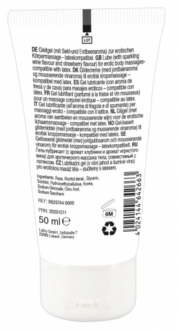 Ulei Masaj Erotic Capsuni Sampanie Lick It Erotic Massage Gel Sparkling Wine and Strawberry 50 ml [1]