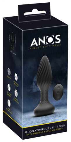 Vibrator Anal ANOS Remote Controlled Butt Plug [8]