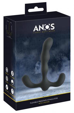Vibrator Anos Flexible Prostate Stimulator with 3 Motors [12]
