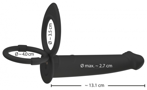 Vibrator Black Velvets RC double fucker [10]