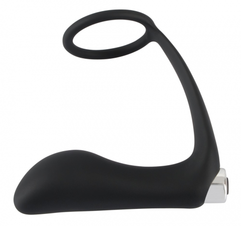 Vibrator Black Velvets Vibrating Ring & Plug [2]