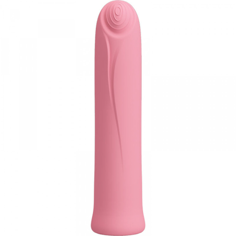 Vibrator Bullet Pretty Love Curtis Mini Super Power Vibrator 12 Pink Silicone Vibrations [1]