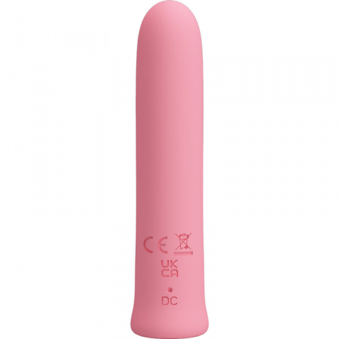 Vibrator Bullet Pretty Love Curtis Mini Super Power Vibrator 12 Pink Silicone Vibrations [2]