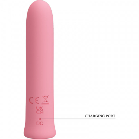 Vibrator Bullet Pretty Love Curtis Mini Super Power Vibrator 12 Pink Silicone Vibrations [5]