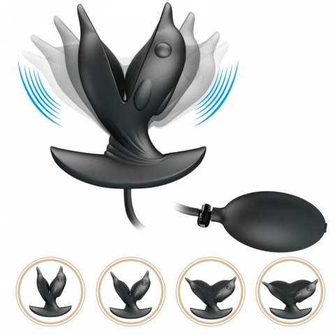 Vibrator Buttplug Anal Pretty Love Inflatable & Rechargeable Delfin Anal Plug [9]
