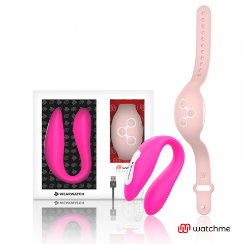 Vibrator Ceas Tip C  Wearwatch watchme dual technology vibrator fuchsia pink [4]