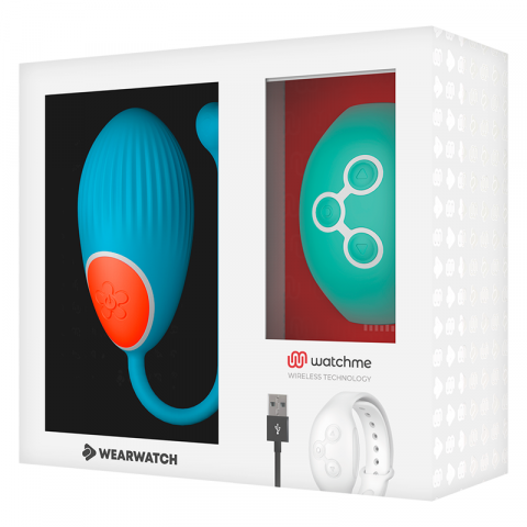 Vibrator Ceas Tip C Wearwatch watchme technology remote control egg blue [2]