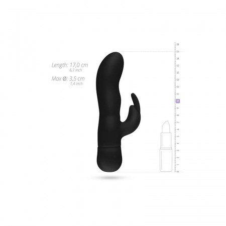 Vibrator Easy Toys Rabbit Black [1]