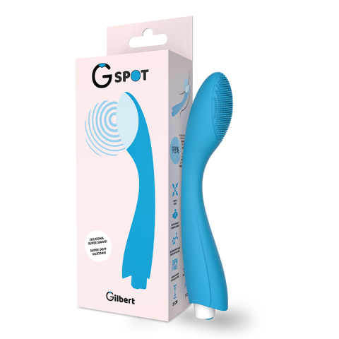 Vibrator Punctul G - Vibrator G Spot Gylbert turquoise blue g spot vibrator