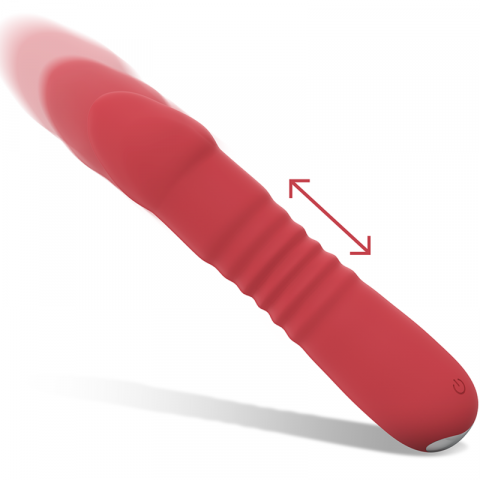 Vibrator G-spot Intense Juni Up & Down 10 Red Vibrations [2]