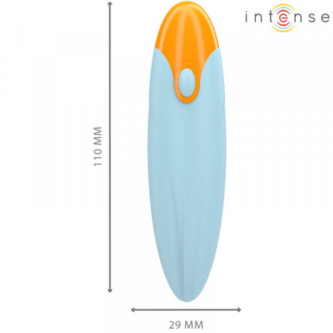 Vibrator Intense Mike vibrating bullet 10 vibrations blue remote control [3]