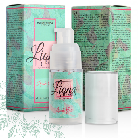 Stimulente Afrodiziace Barbati - Vibrator Lichid Liona By Moma Liquid Vibrator Libido Gel 15 ml