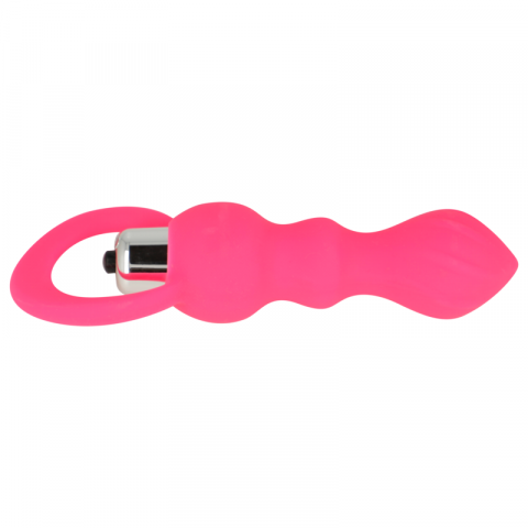 Vibrator OhMama Anal Stimulator With Vibration 9 Cm Pink [1]