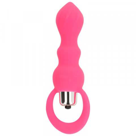 Jucarii sex anal - Vibrator OhMama Anal Stimulator With Vibration 9 Cm Pink