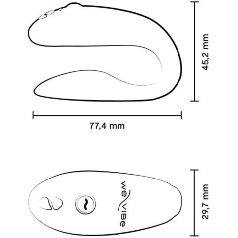 Vibrator We-Vibe Sync Go Dual Stimulator Violet [3]