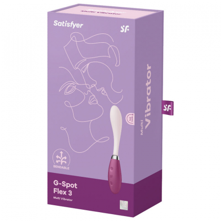 Vibrator Satisfyer G-spot Flex 3 Multi Vibrator Red [3]