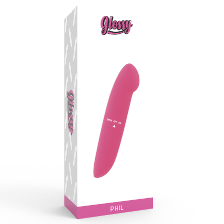Vibrator Glossy Phil Vibrator Pink [2]