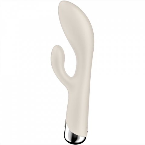 Vibrator Rabbit Satisfyer Spinning Rabbit 1 Clitoris And G-spot Stimulation Beige [4]