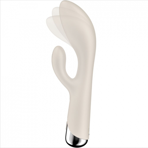 Vibrator Rabbit Satisfyer Spinning Rabbit 1 Clitoris And G-spot Stimulation Beige [5]