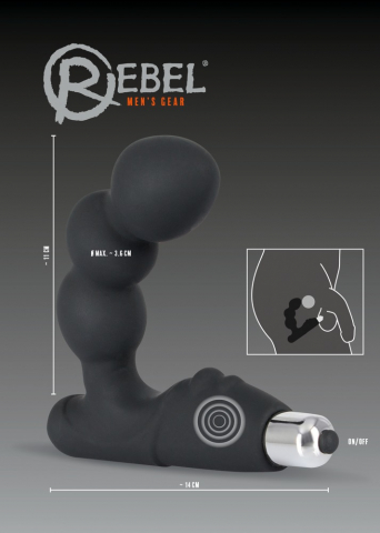 Vibrator Rebel Bead-shaped Prostate Stimulator [3]
