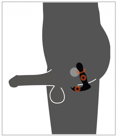 Vibrator Rebel RC Butt Plug with 2 Functions [12]