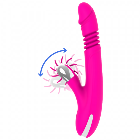 Vibrator Roz Femei Diversia Bunny up down 24 cm [3]