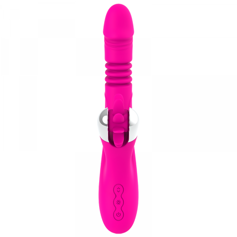 Vibrator Roz Femei Diversia Bunny up down 24 cm [4]