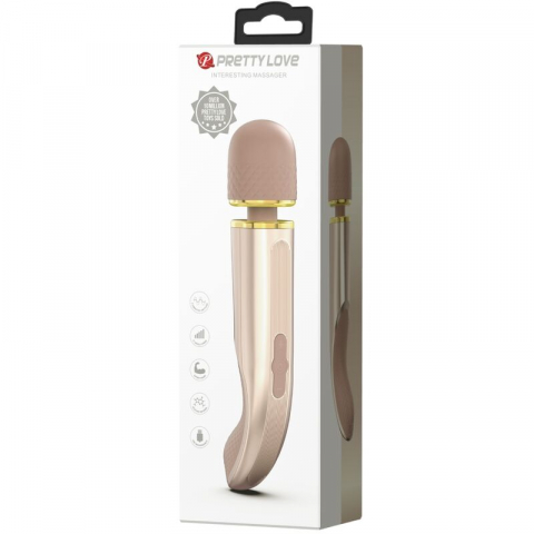 Vibrator Stimulator Clitoris Pretty Love Massager 7 Vibration Modes Champagne [6]