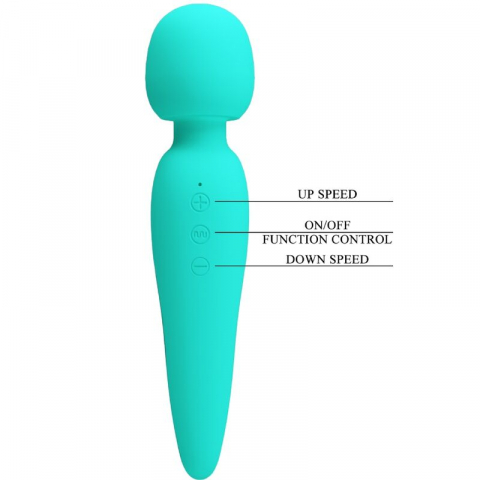 Vibrator Stimulator Clitoris Pretty Love Meredith Massager 12 Vibration Modes Aqua Green [1]