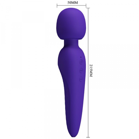 Vibrator Stimulator Clitoris Pretty Love Meredith Massager 12 Vibration Modes Purple [1]